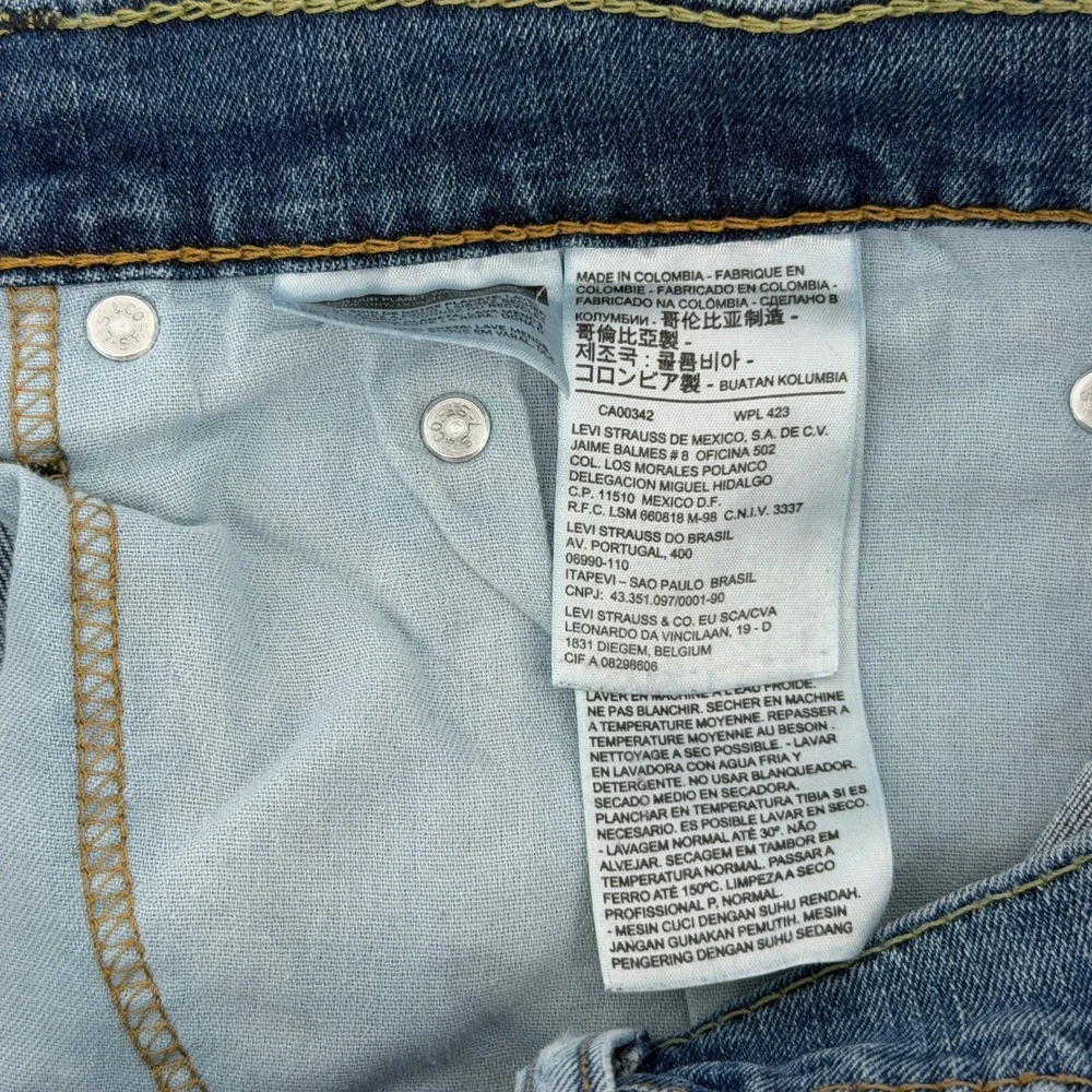 Levi's 559 Relaxed Straight Jeans Mens 36x34 Blue‎ Medium Wash Denim Casual Work